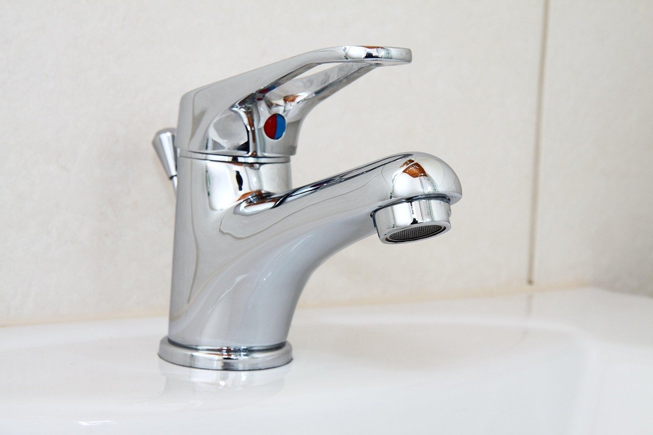 bathroom, chrome, clean, faucet, home, metal, shiny, silver, stainless, steel, nature, tap, water, white
